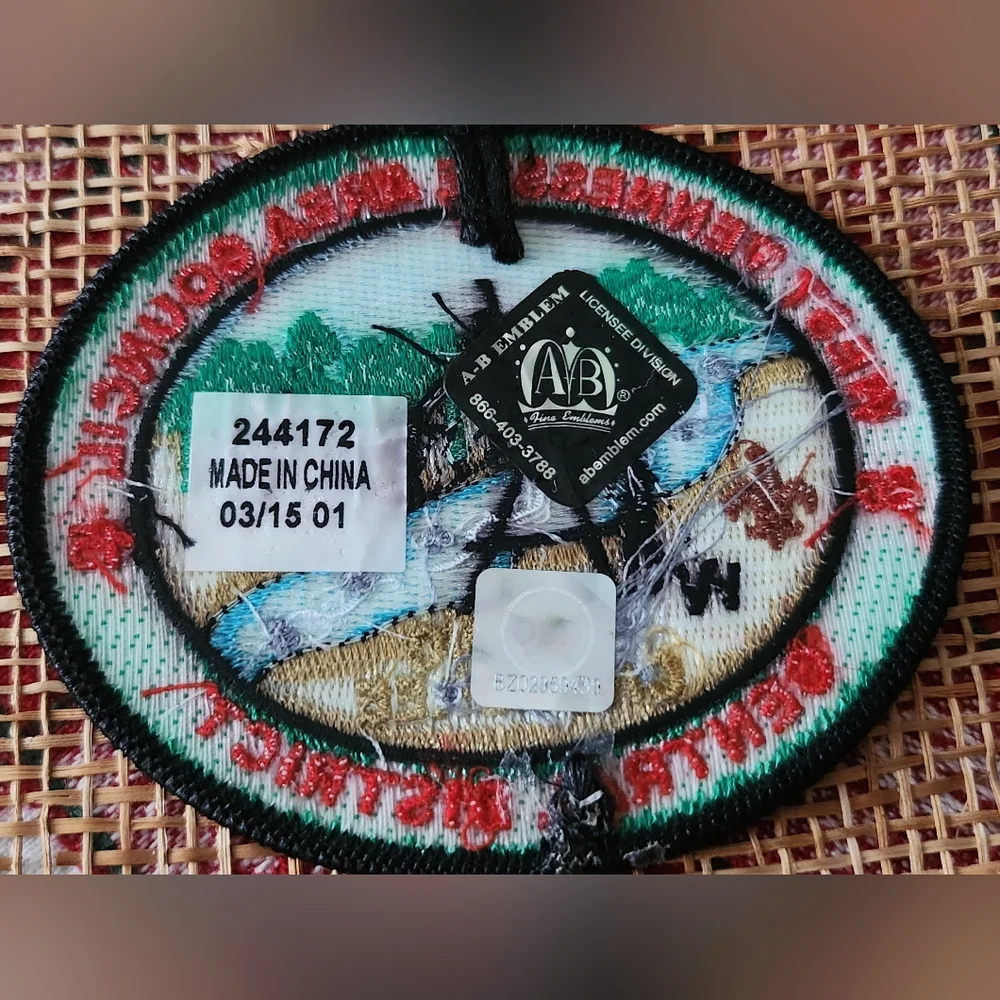 BoyScouts Patch West Tennessee Area Council Central District Spring Camporee2015